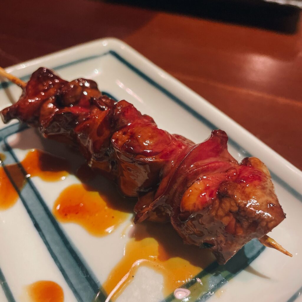 大泉学園「ふくの鳥」串焼きレバー