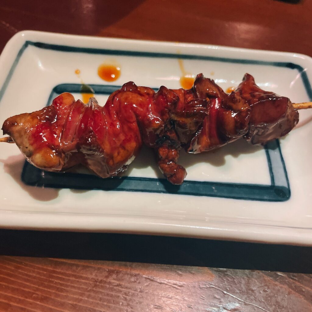大泉学園「ふくの鳥」の串焼きレバー