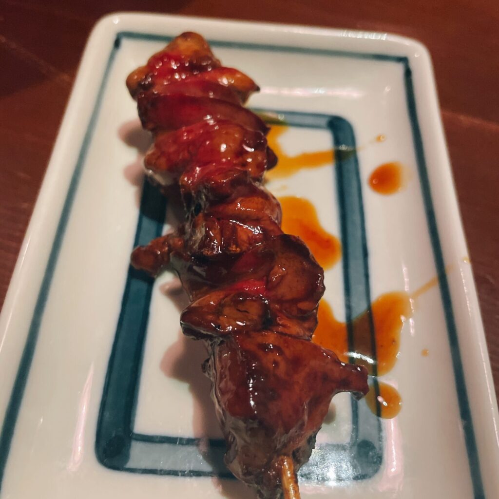 大泉学園「ふくの鳥」の串焼きレバー