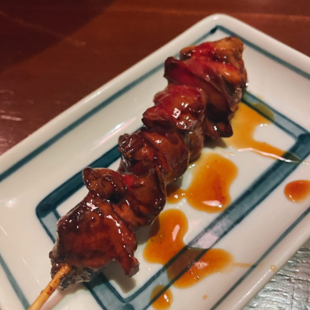 大泉学園「ふくの鳥」の串焼きレバー