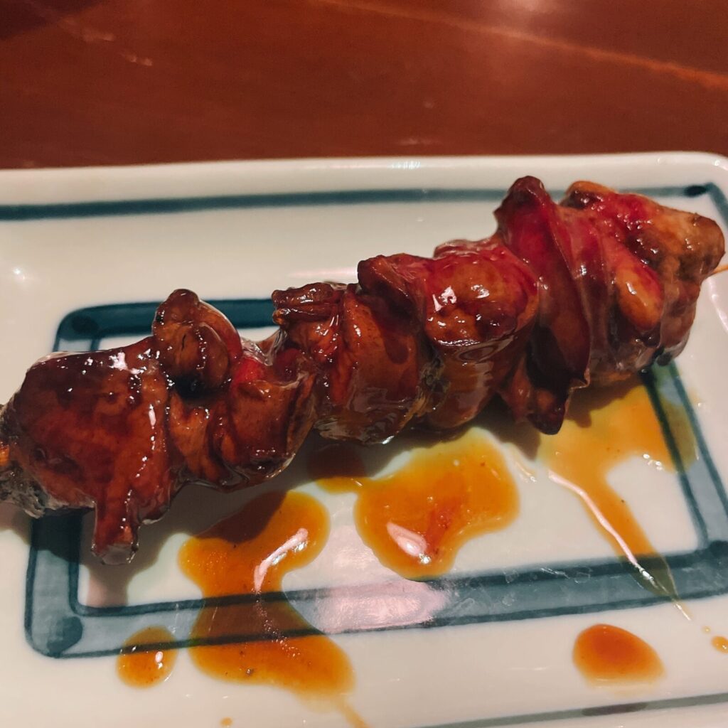 大泉学園「ふくの鳥」の串焼きレバー