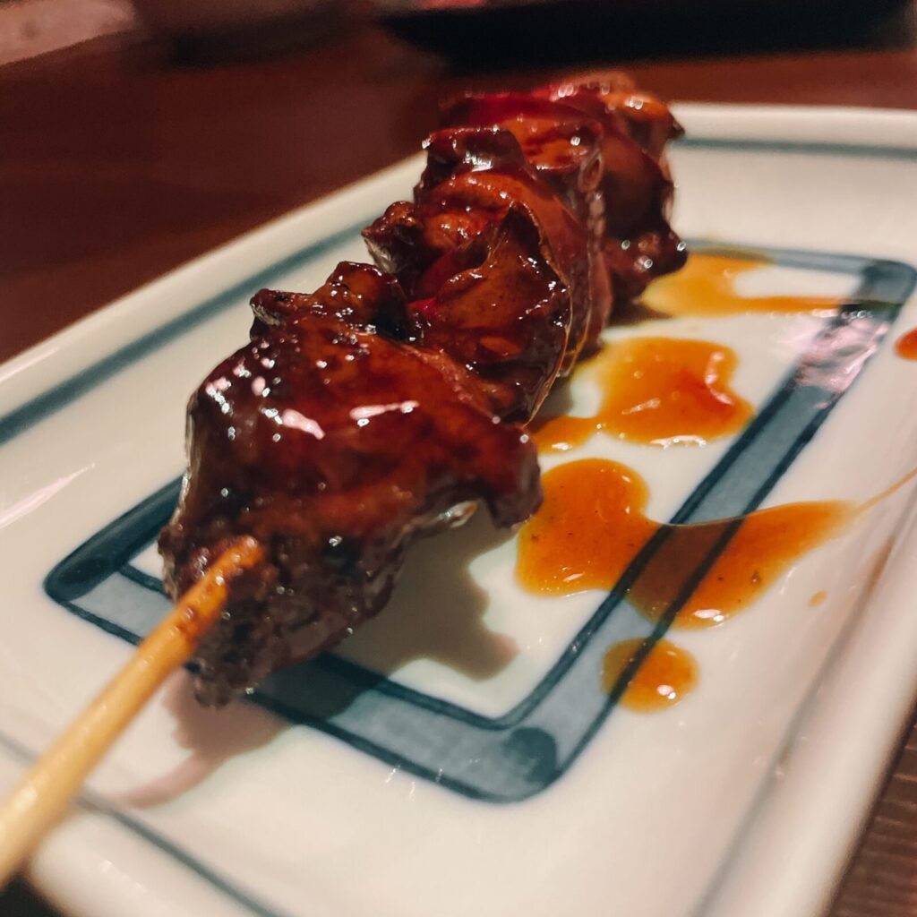 大泉学園「ふくの鳥」の串焼きレバー