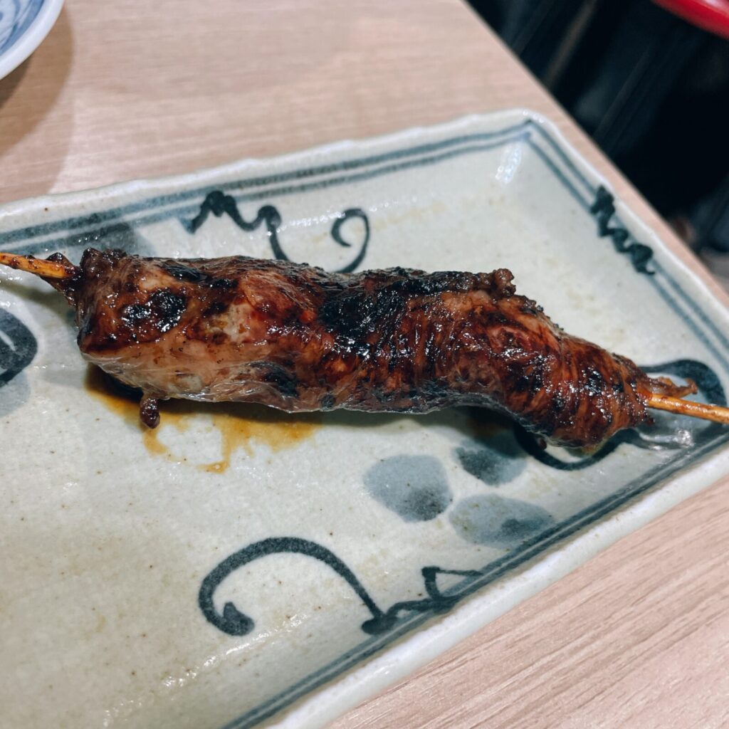 上板橋「鮮王」新鮮豚のあみ脂巻き