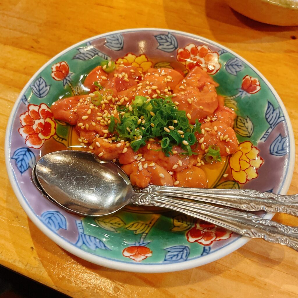 田無「寅さん」宮崎鶏白レバー燻製