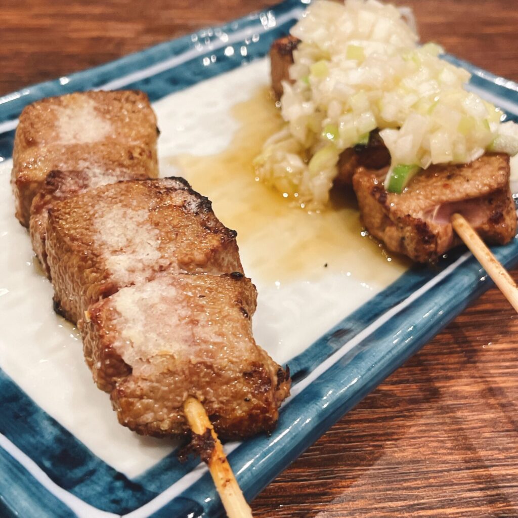 池袋「日本再生酒場」串焼きればねぎ・串焼きれば