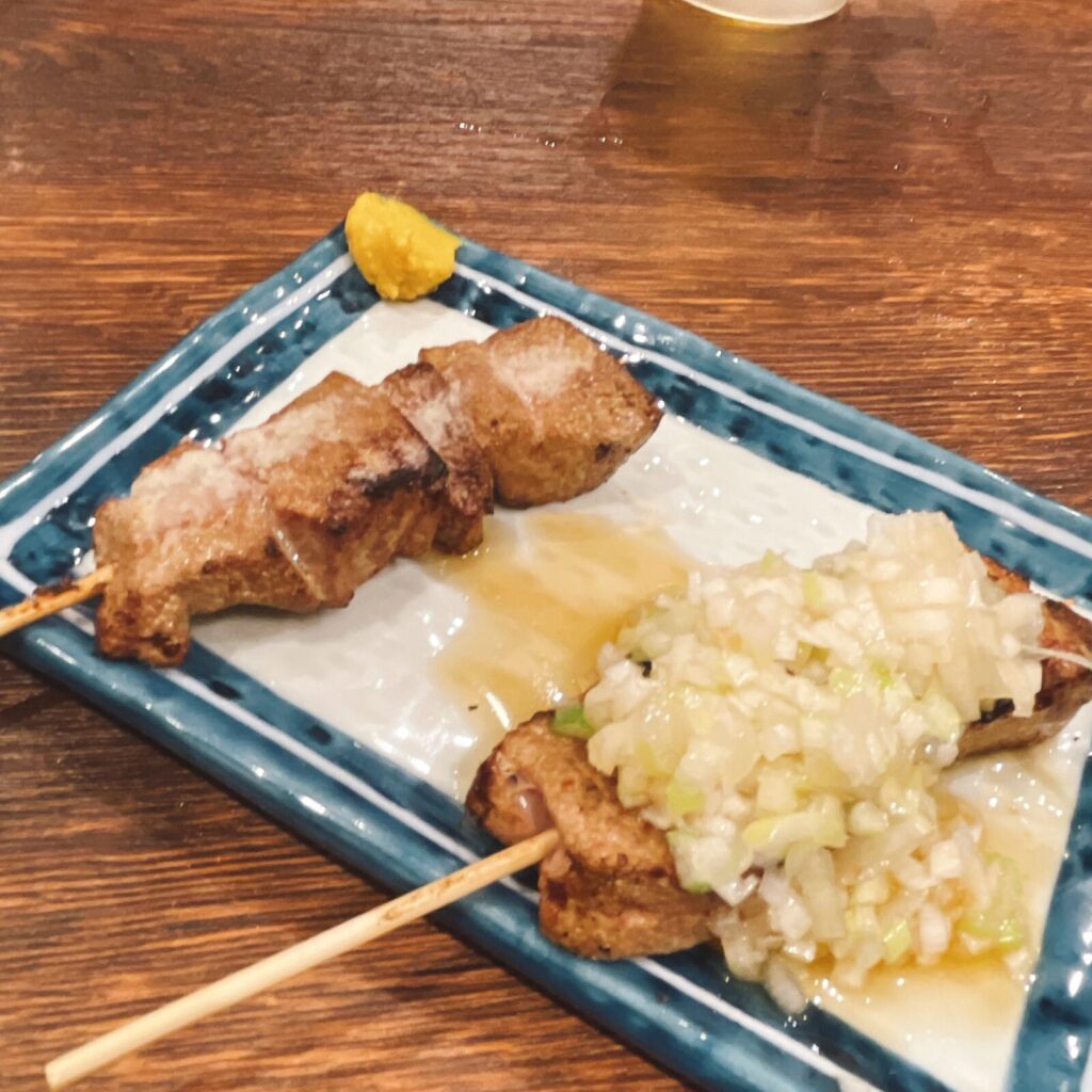 池袋「日本再生酒場」串焼きればねぎ・串焼きれば