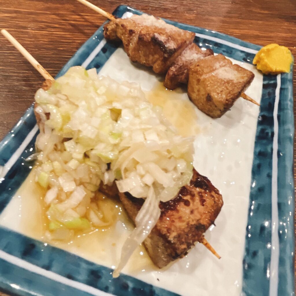 池袋「日本再生酒場」串焼きればねぎ・串焼きれば