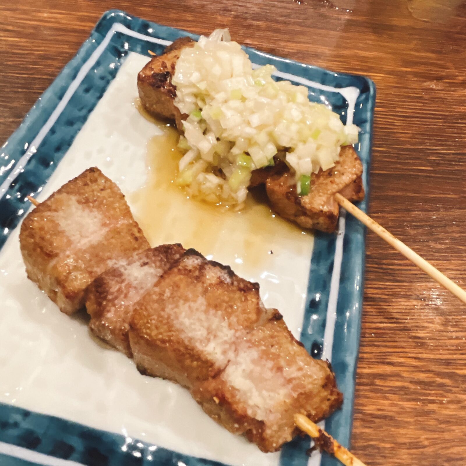池袋「日本再生酒場」串焼きればねぎ・串焼きれば