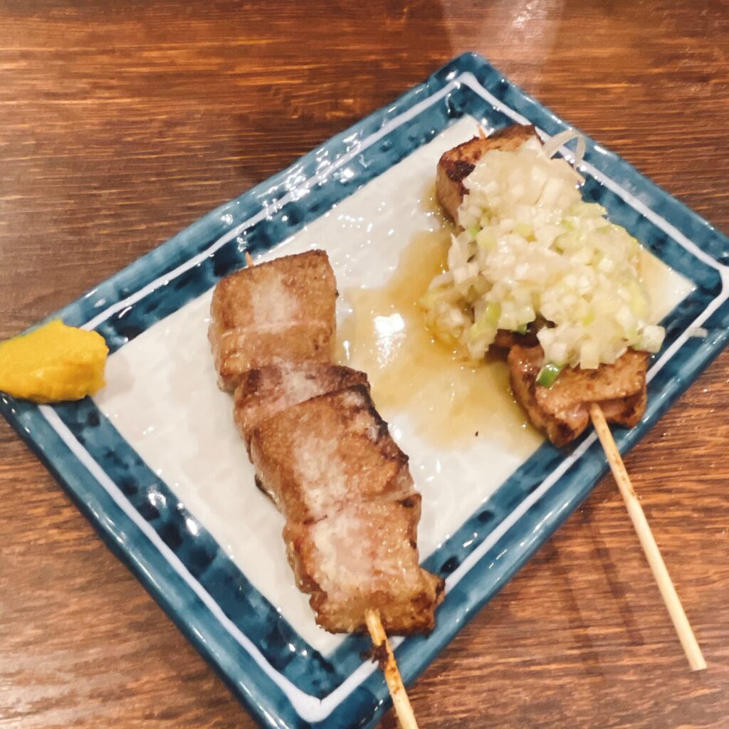 池袋「日本再生酒場」串焼きればねぎ・串焼きれば