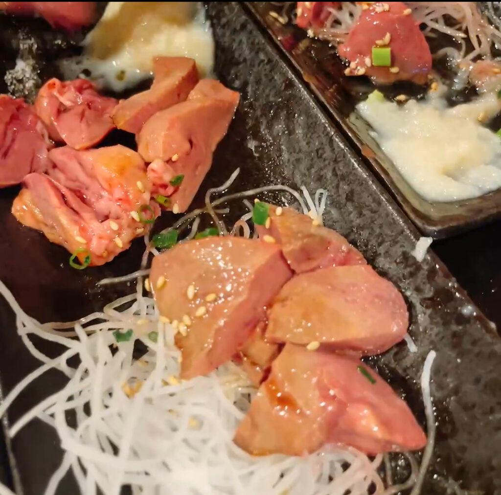 高田馬場「炎天下」レバ炙焼