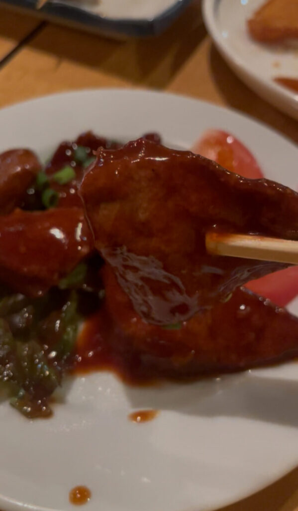 渋谷「山家」ピリ辛レバー