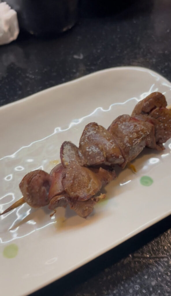 池袋「弁慶」焼き鳥レバー串