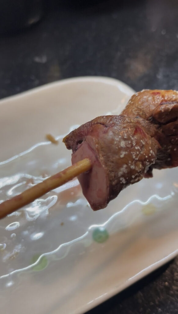 池袋「弁慶」焼き鳥レバー串
