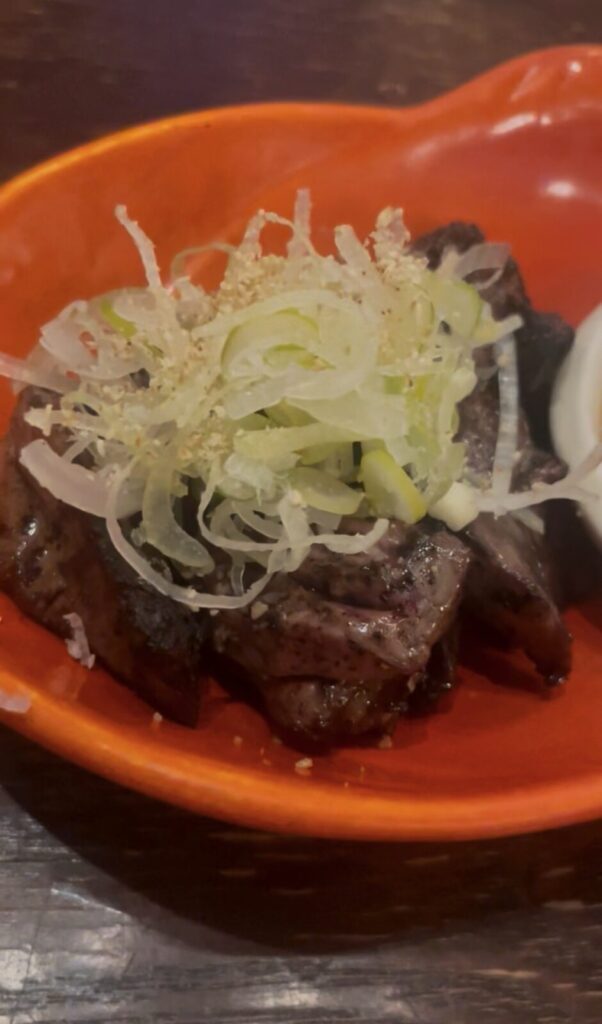 中野「一福」レバー炙り