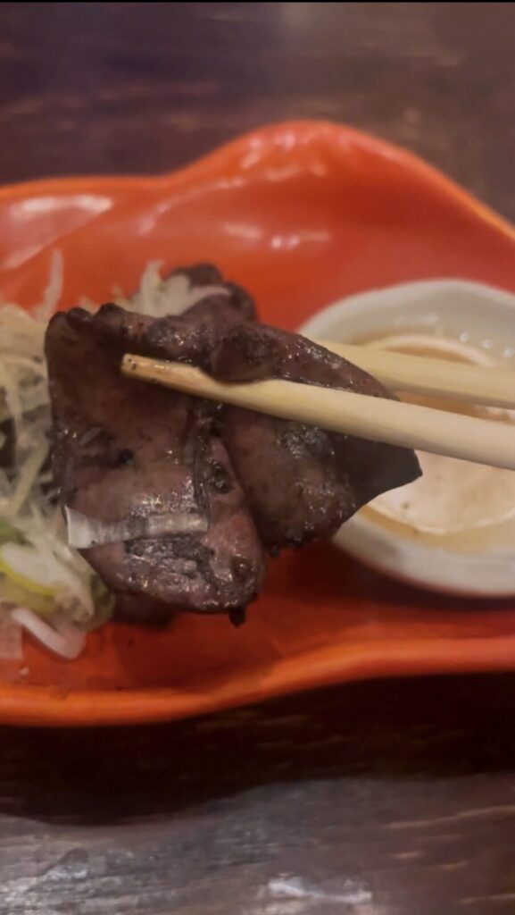 中野「一福」レバー炙り