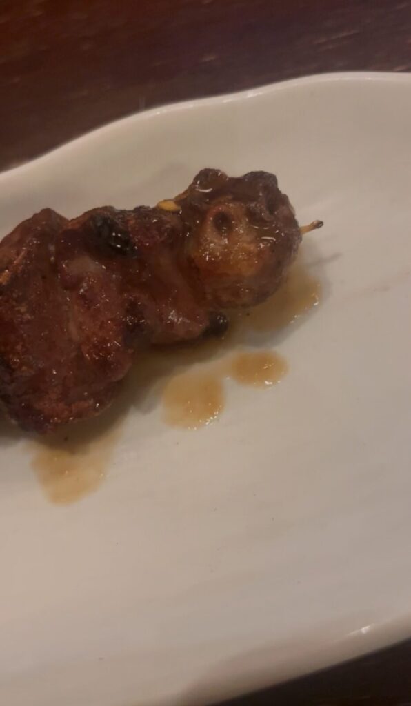 中野「一福」焼き鳥レバー