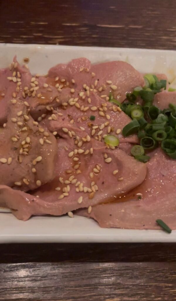 中野「一福」低温調理レバトロ刺