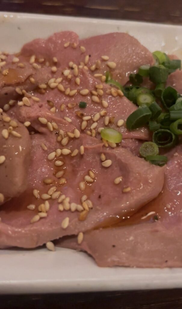 中野「一福」低温調理レバトロ刺