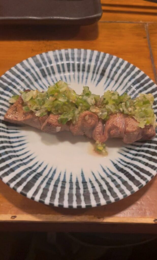 板橋「赤尾」上れば(薬味付)(豚)