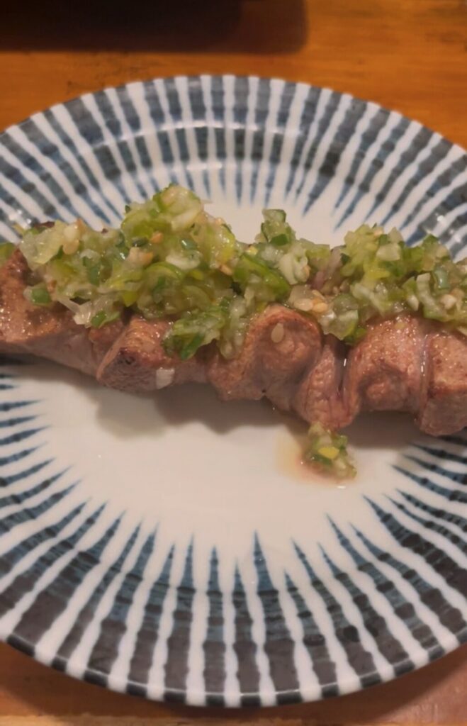 板橋「赤尾」上れば(薬味付)(豚)