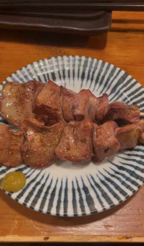 板橋「赤尾」特選鶏レバー