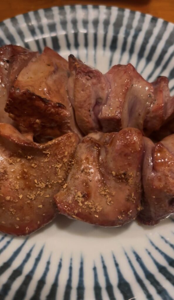 板橋「赤尾」特選鶏レバー