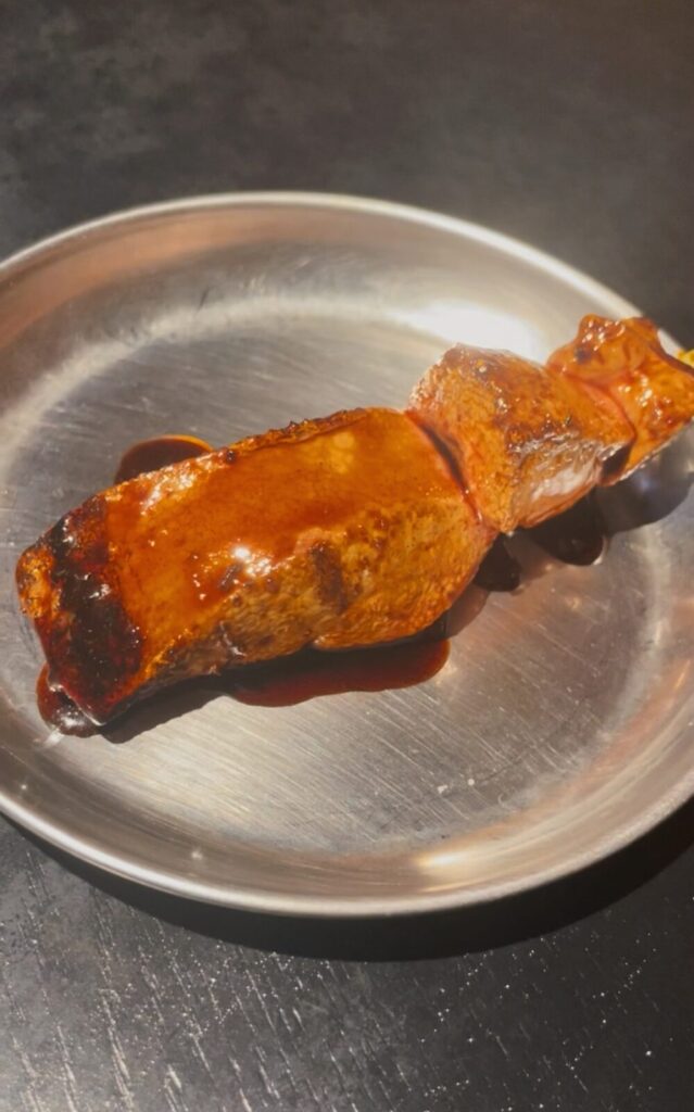 板橋の串焼き「ふるや」の焼きとんレバ