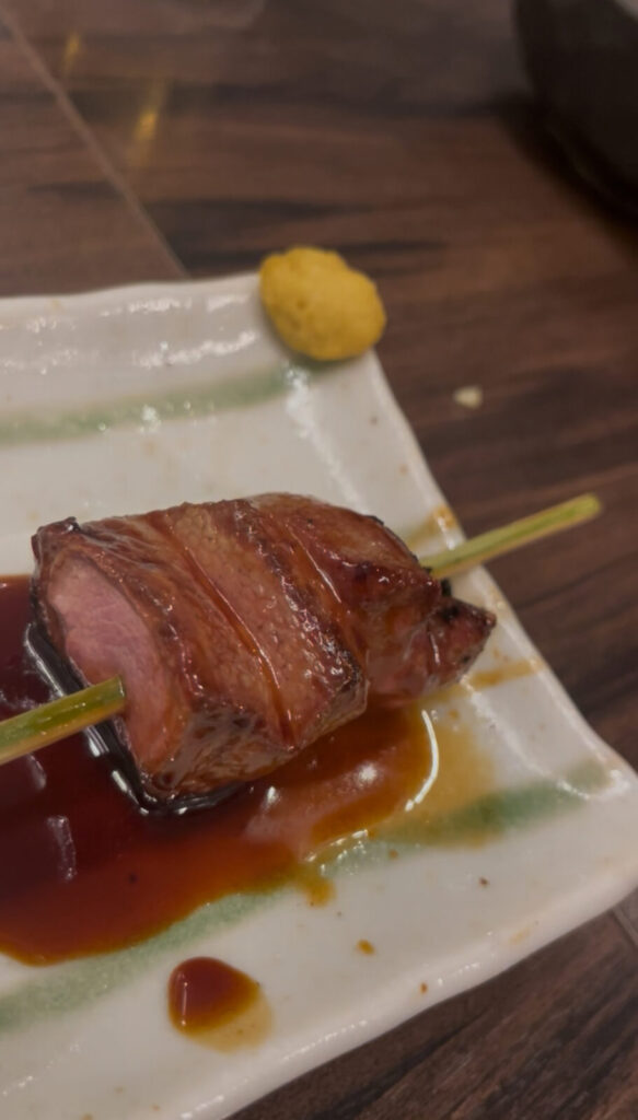 東京・大山「げん」豚レバー串