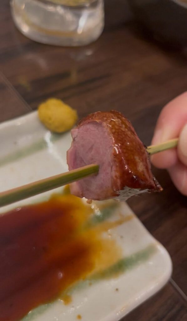 東京・大山「げん」豚レバー串