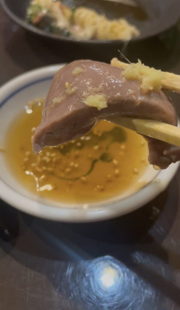 高田馬場「二十八萬石」豚レバ刺し