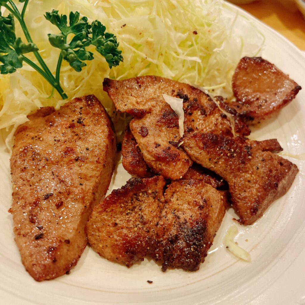 池袋「ふくろ」レバー塩焼き