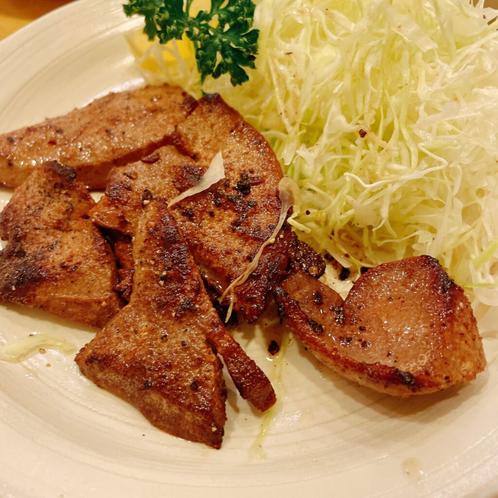 池袋「ふくろ」レバー塩焼き