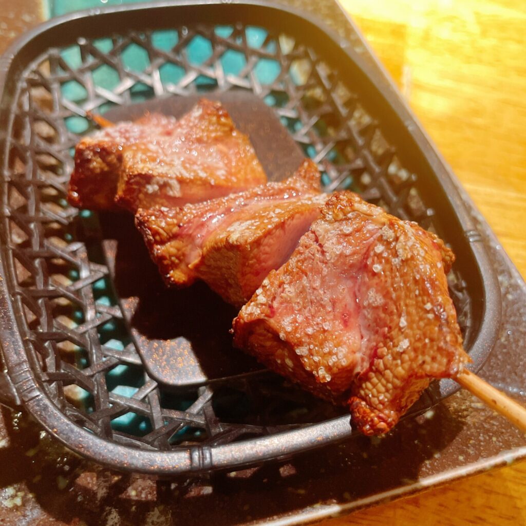 高田馬場「はやし家」串れば塩（豚レバー串塩）