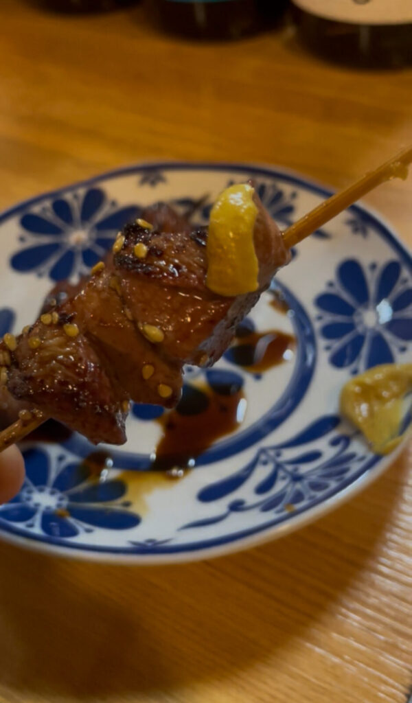 椎名町「やきとんかど」やきとんレバー串