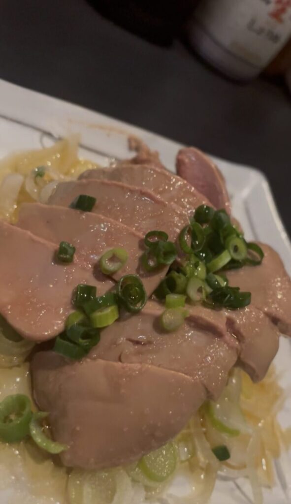 板橋「串揚げダイニングエッジ」とろとろレバー