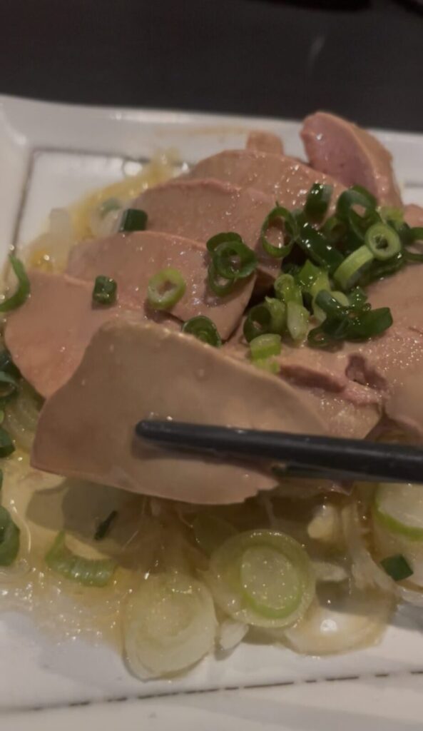 板橋「串揚げダイニングエッジ」とろとろレバー