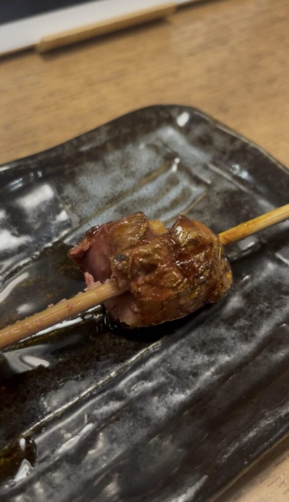 池袋「ねぎま三ぞう」レバー[鳥]