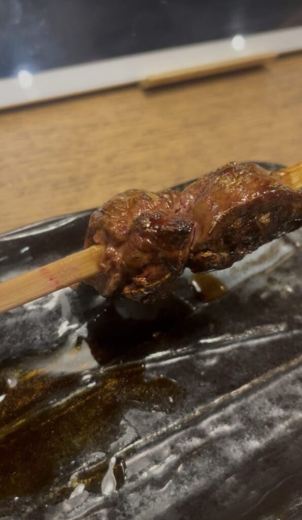 池袋「ねぎま三ぞう」レバー[鳥]