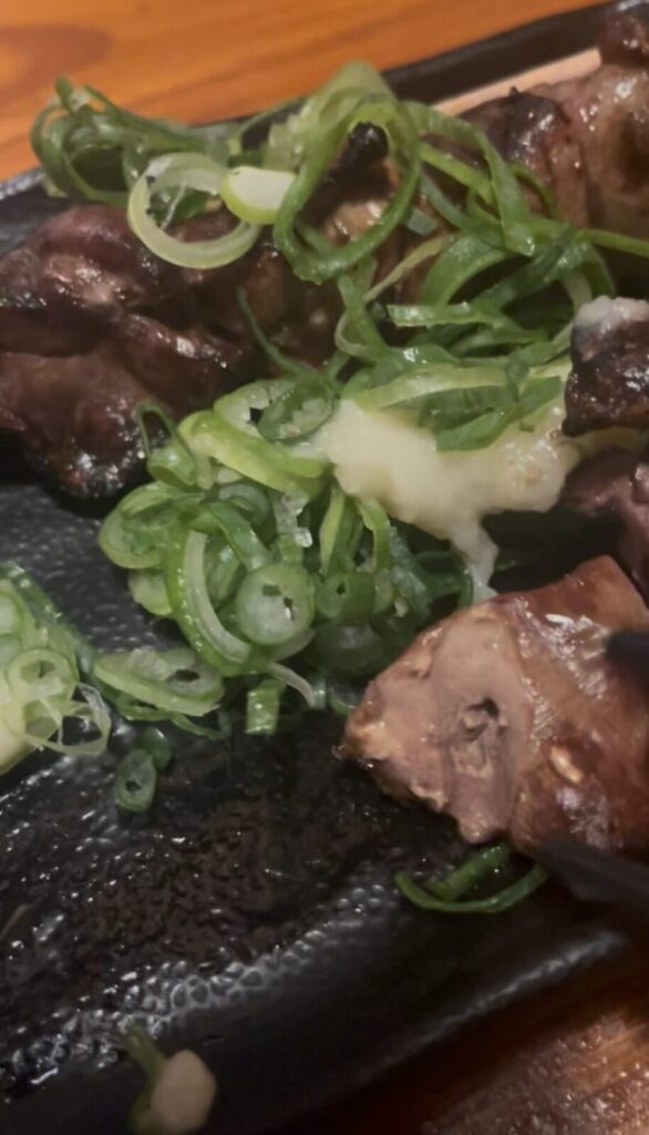 池袋「鳥貴族」きも焼-塩ごま油添え