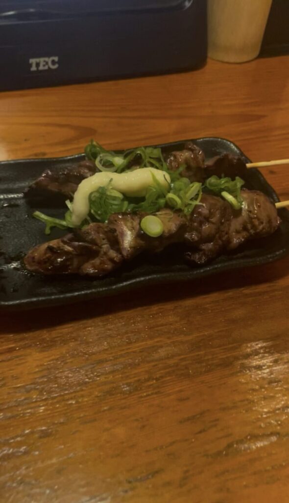 池袋「鳥貴族」きも焼-塩ごま油添え