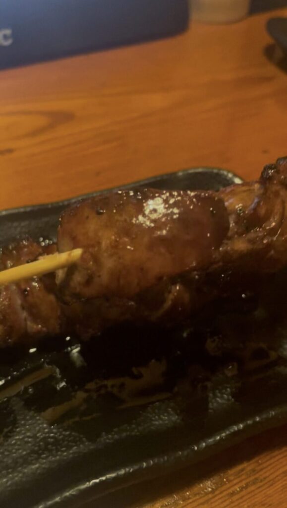 池袋「鳥貴族」きも焼(レバー)