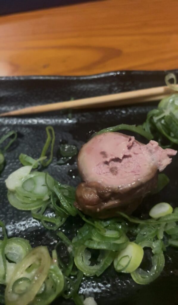 池袋「鳥貴族」きも焼-塩ごま油添え