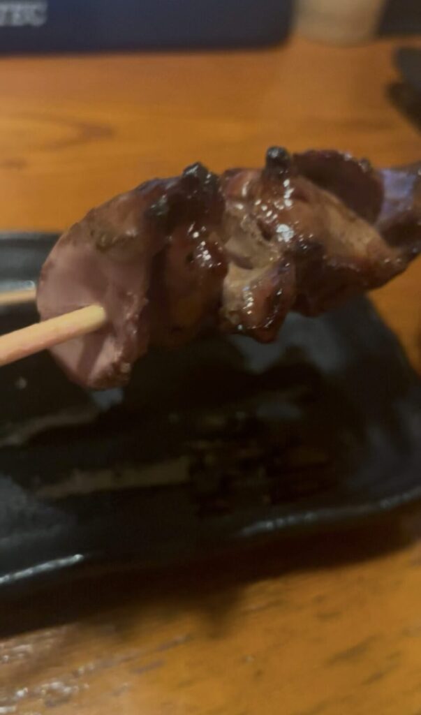 池袋「鳥貴族」きも焼(レバー)