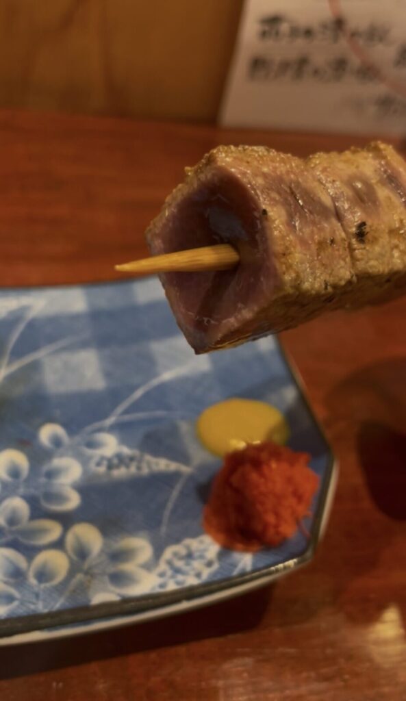 池袋「おかげ」豚ればー串