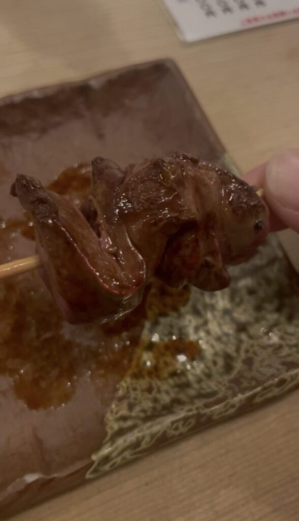 神田「神田伊勢本店」レバハツ