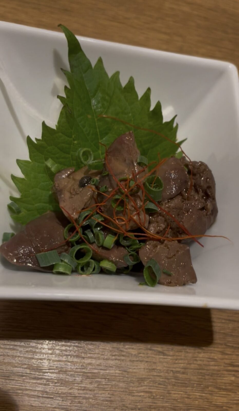 練馬「まいける」鶏レバーの山椒煮