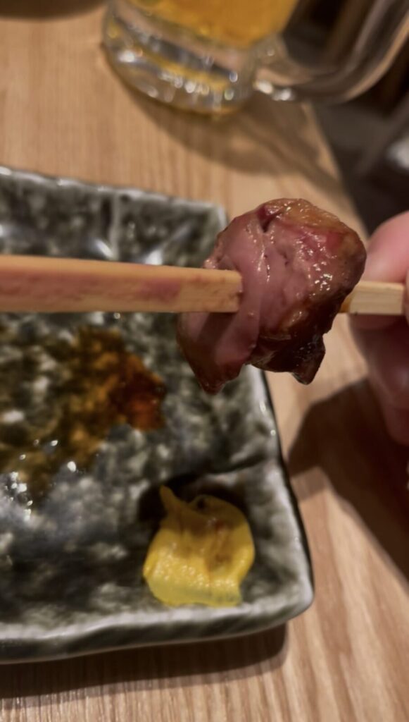 池袋「神鶏」焼き鳥血肝(レバー)