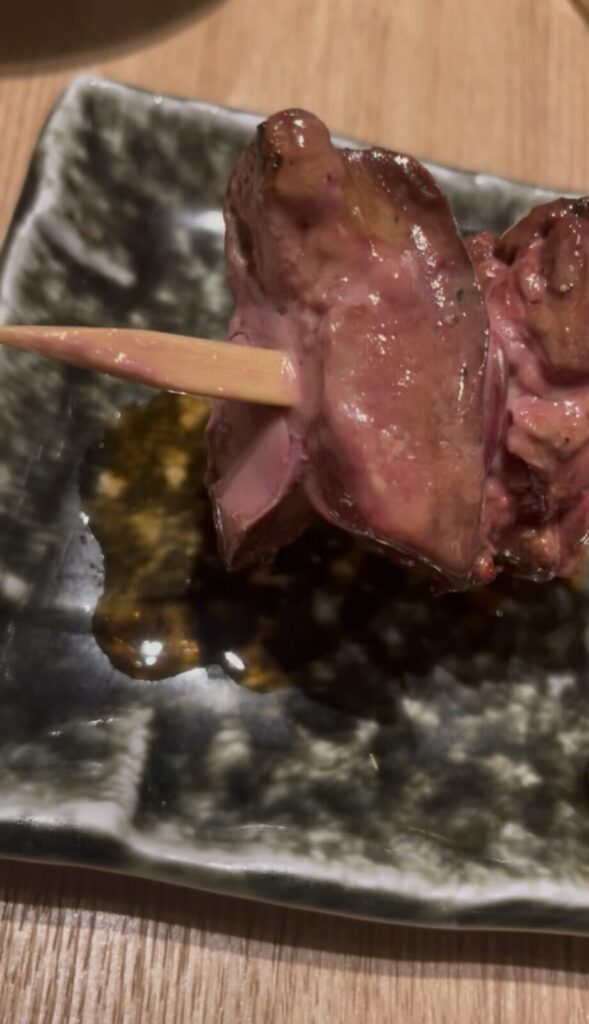 池袋「神鶏」焼き鳥血肝(レバー)