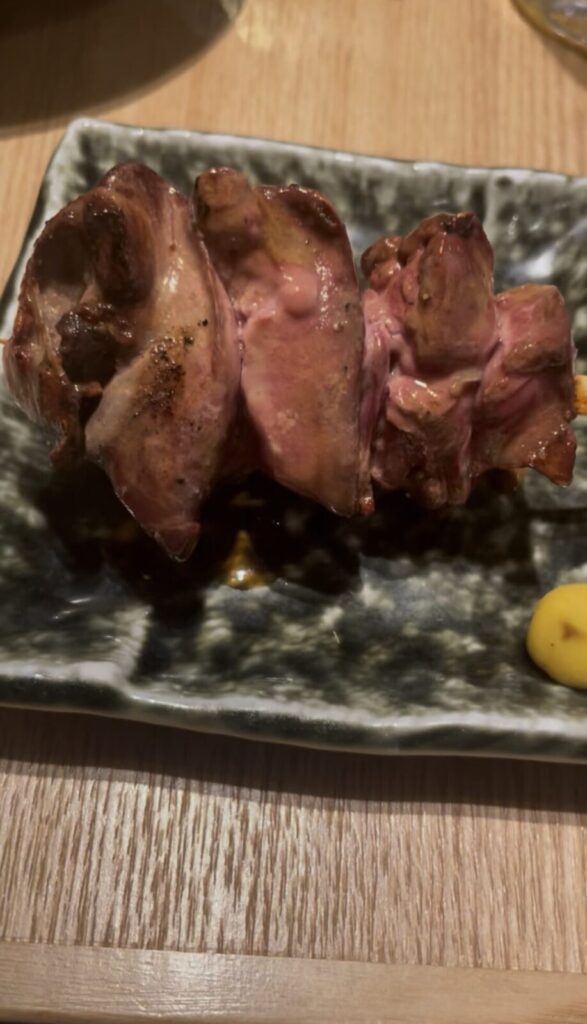 池袋「神鶏」焼き鳥血肝(レバー)