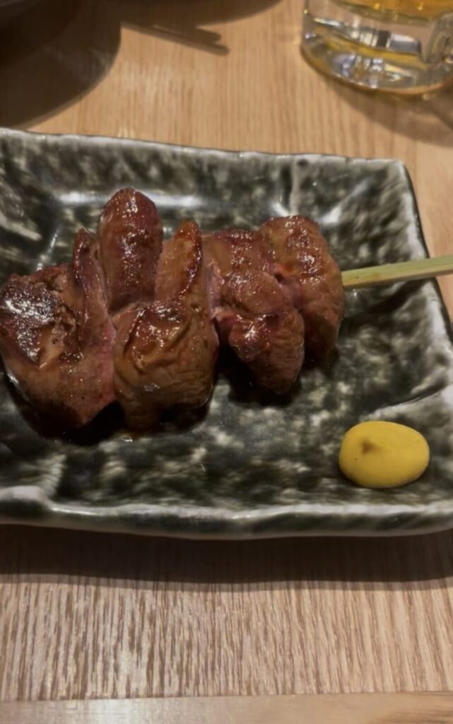 池袋「神鶏」焼き鳥血肝(レバー)